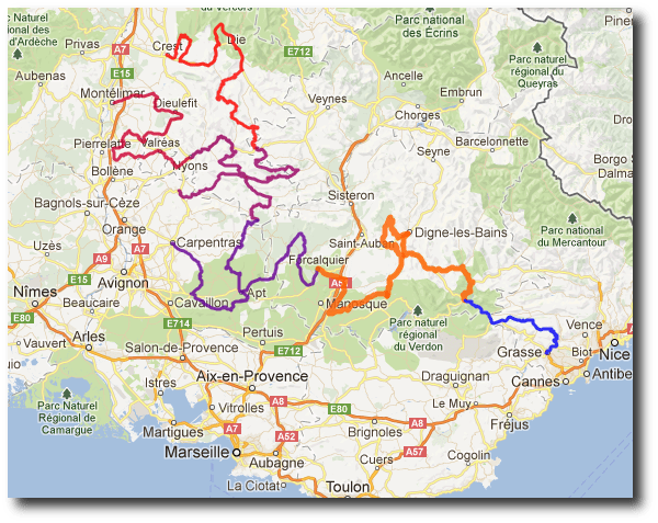 Fransa Lavanta rotası